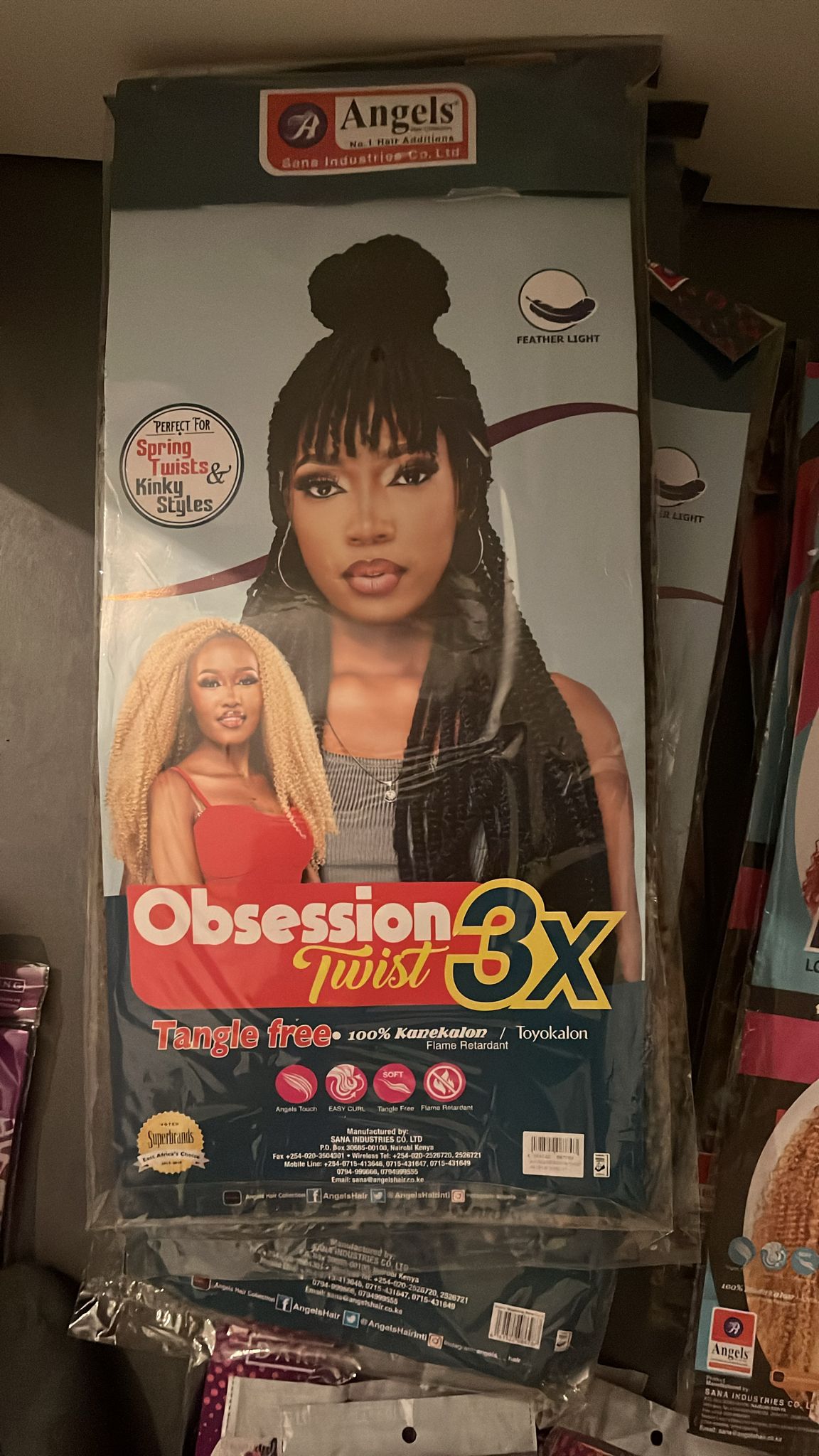 Obsession Twist - 1/350/27 Black, Honey Blonde Mix