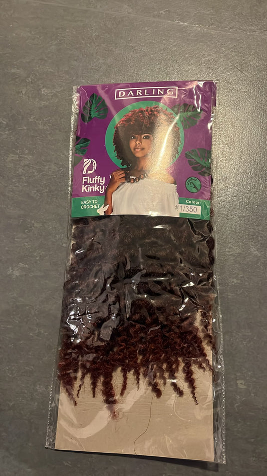 Fluffy Kinky - 1/350 Black Chocolate Brown